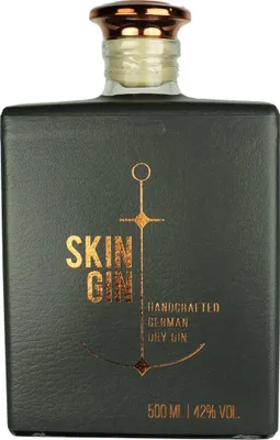 Produktbild von Skin Gin Anthrazite Edition / Schwarz 500ml 42% Vol.
