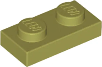 Produktbild von 25 Stück LEGO, Teil Nr. 3023 in Olivgrün (Olive Green)