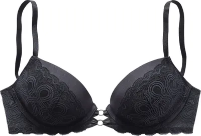 Produktbild von LASCANA Push-up-BH schwarz Größe 70 B