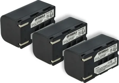 Produktbild von EXTENSILO 3x Akku kompatibel mit Samsung SC-D6550, VP-D352i, VP-D352, VP-D351i, VP-D351, VP-D354, VP-D353i, VP-D353 Kamera (1640 mAh, 7,2 V, Li-Ion)