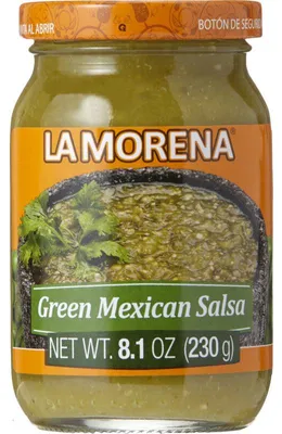 Immagine prodotto di La Morena Mexican Green Salsa 230g - Salsa piccante per tacos e burritos