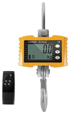 Imagen del producto de Báscula colgante - Báscula de grúa - Digital - 1000 kg - Pantalla LCD