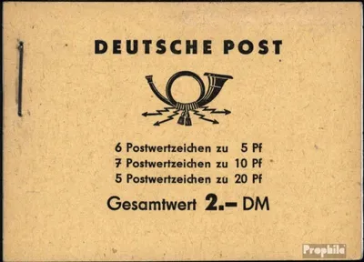 Produktbild von Briefmarken DDR 1960 Mi MH3b 1 (kompl.Ausg.) postfrisch Fuenfjahresplan