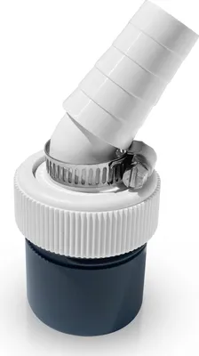 Produktbild von Waschmaschine Abfluss Adapter DN40  für den  Geschirrspüler, Trockner - 45 Grad-Winkel Maschinenanschluss mit Eingangsstutzen von 19-24 mm und Abgang