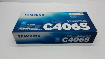 Produktbild von Samsung CLT-C406S Cyan Original Tonerkartusche, 1000 Seiten, Cyan, 1 Stück(e)