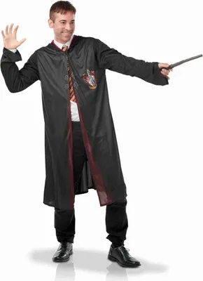 Produktbild von Harry Potter™-Kostümzubehör-Set für Erwachsene Gryffindor schwarz-rot-gelb M / L