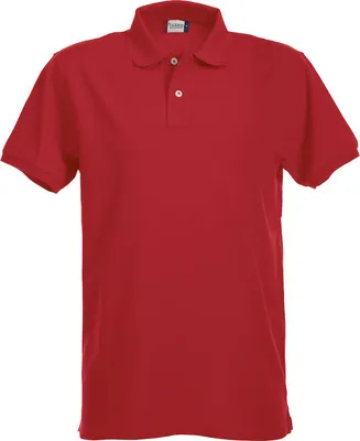 Produktbild von Premium Stretch Polohemd für Herren und Damen, vorgeschrumpft, mit Perlmuttknöpfen
