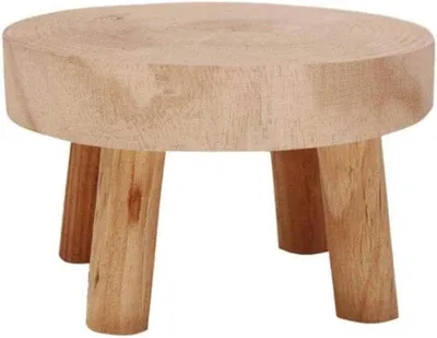 Obrázek produktu pro Malý dřevěný stojan na květiny do interiéru a na balkon, 14 x 9 x 9 cm