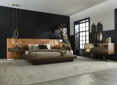 Immagine prodotto di Mobili per la camera da letto Set completo Letto Comodini Armadio 5 pezzi.