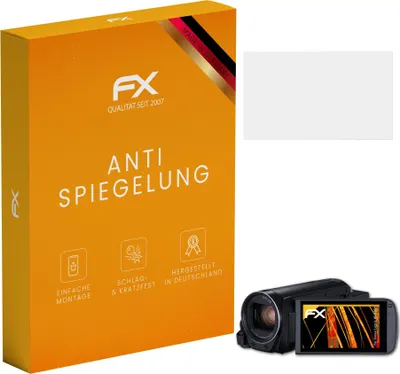 Produktbild von atFoliX 4050512376670, Transparent, Canon, Legria HF R86, Anti-Glare Bildschirmschutz, Kratzresistent, Matt