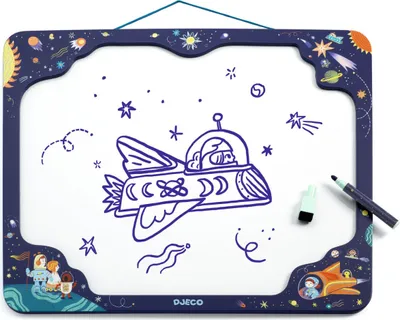 Image de Tableau d'écriture décoratif « Espace », Djeco