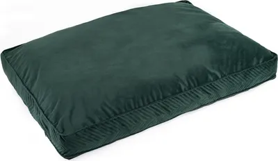 Immagine prodotto di Esclusivo letto per cani Cuscino in memory foam per cani di media taglia Letto per cani lavabile Camoscio M: 50 x 65 cm Colore: Velluto verde