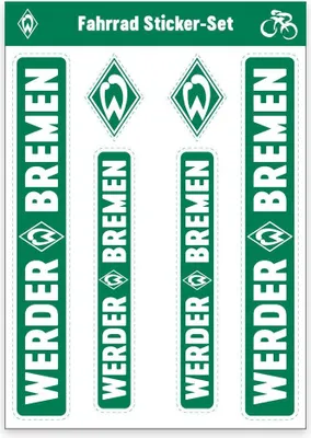 Produktbild von SV Werder Bremen Fahrradaufkleber „Werder"