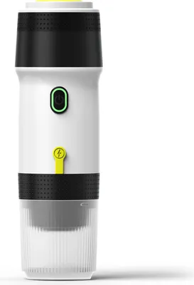 Produktbild von Tragbare Kaffeemaschine fuers Auto, Zuhause, auf Reisen, 3-in-1-kabellose elektrische Kaffeemaschine, funktioniert mit Kapseln und gemahlenem Kaffee, 15 Bar, Mini-Kaffeemaschine zum Kaltbruehen und Aufwaermen mit 150-ml-Tasse, USB-Kabel