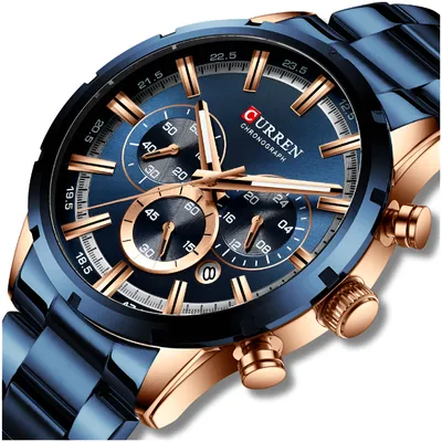 Obrázek produktu pro Pánské Hodinky Curren Classic Elegantní Quartz Chronograf Chronograf Časomíra