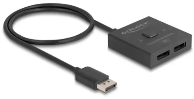 Immagine prodotto di DELOCK DeLOCK Switch DisplayPort 2 a 1 bidirezionale 8K