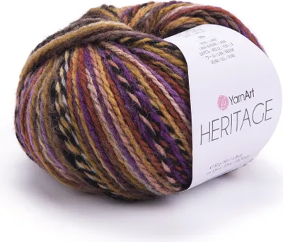 Obrázek produktu pro YarnArt Heritage příze 50 g / 200 m - barva 335 - pletací a háčkovací příze