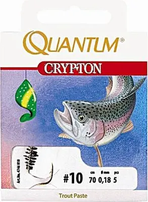Produktbild von Quantum Crypton Forellenhaken , Größe:6, Hakenmodell:Trout Paste Haken 70cm