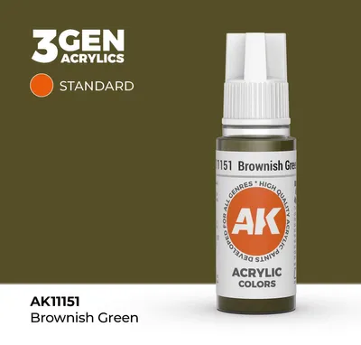 Produktbild von AK Interactive 3GEN Brownish Green 17ml