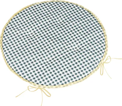 Obrázek produktu pro Sedák BERTA kulatý hladký - průměr 40 cm - Šedá,Bílá