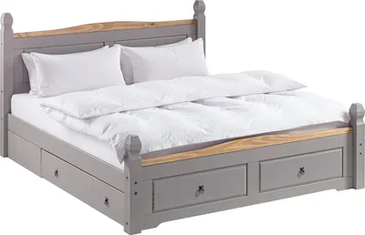 Produktbild von home24 Massivholzbett - Kiefer massiv