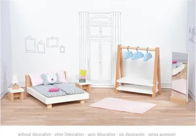 Productafbeelding van Poppenmeubels, stijlvol, slaapkamer