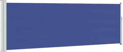 Image de vidaXL Marquise latérale extensible 100x300 cm Bleu