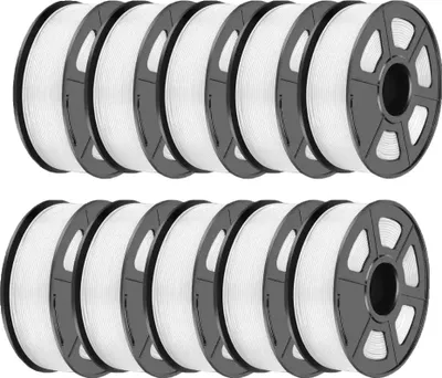 Zdjęcie produktu dla filament do drukarek 3D, materiał PLA, średnica 1,75 mm, PLA MATTE biały