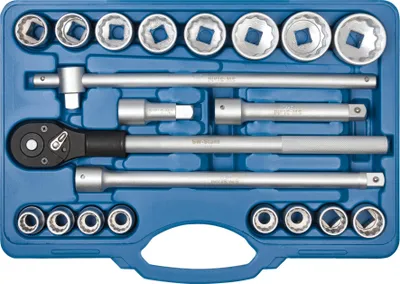 Image de SW-Stahl Industrie Jeu de clés à douilles, douze pans 07663L