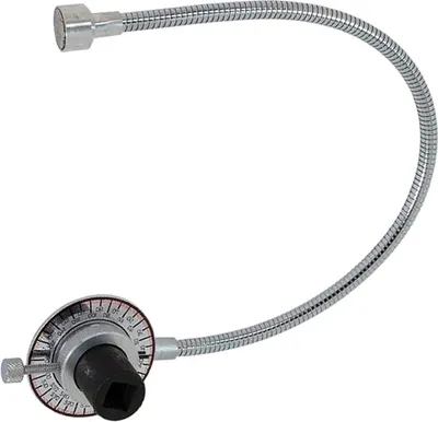 Image de Appareil de mesure de l'angle de rotation avec bras magnétique capacité de charge jusqu'à 280 Nm 1/2" - modèle d'atelier