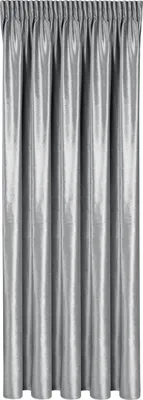 Zdjęcie produktu dla Eurofirany 479285, Przezroczysty, Srebrny, Monochromatyczny, Poliester, Wiszący hak, 280 g/m²