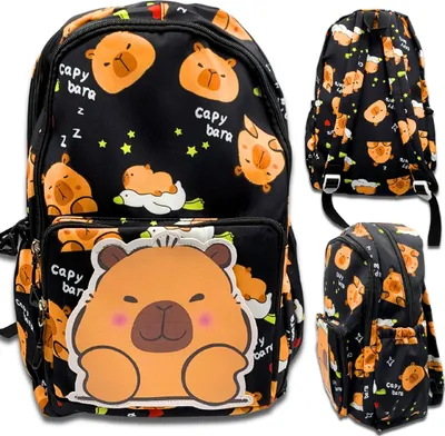 Produktbild von Kapybara Rucksack für die Schule, Schule, Stadtreisen, geräumige Kapybarka