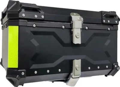 Immagine prodotto di Bauletto per moto, impermeabile, con caratteristiche di sicurezza riflettenti, 65L nero