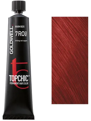 Produktbild von Goldwell – Topchic Farbcreme Tube 60 ml – 7RO Max: Sensationell Kupferrot