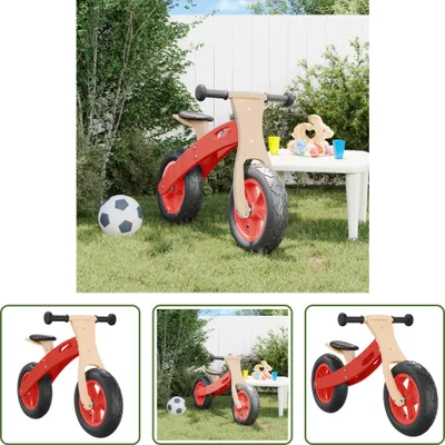 Produktbild von The Living Store Laufrad für Kinder mit Luftreifen Rot