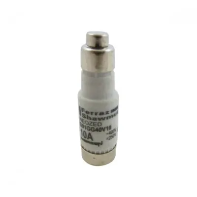 Produktbild von Mersen 01700.010000 D01 10A gG 400V rot NEOZED Sicherungseinsatz