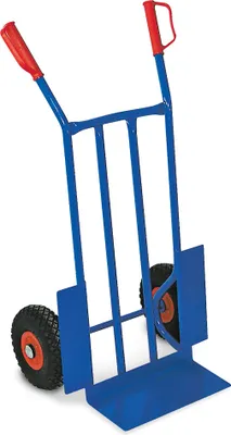 Produktbild von Stahl-Sackkarre mit pannensicheren Reifen, BxTxH 570 x 500 x 1070 mm, Tragkraft 250 kg