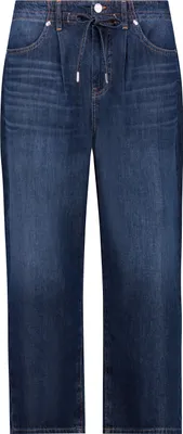 Produktbild von Culotte Hose aus Lyocell-Jeans mit weitem Schnitt und Eingrifftaschen Größe 40