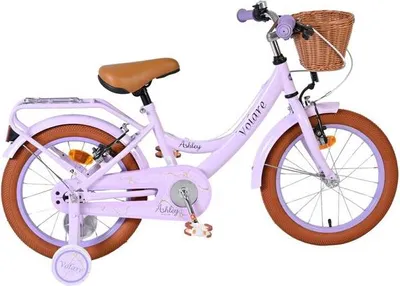 Produktbild von Volare Ashley Kinderfahrrad - Mädchen - 16 Zoll - Lila - Zwei Handbremsen