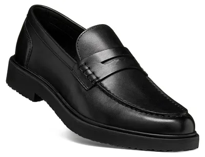 Produktbild von Geox MASSIMIANO Herren Leder Mokassin U66H9A 00043 C9999 Schuh schwarz, Schuhgröße:44 EU