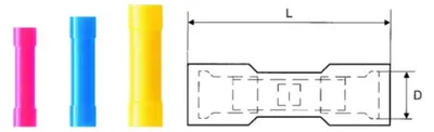 Immagine prodotto di Connettori per cavi Weidmüller rossi 0,5-1,5 mm² 100 pz./sacchetto - 482138  920049