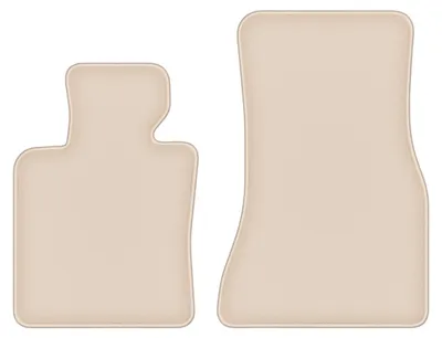 Produktbild von DURBAN Beige Velours-Fußmatten vorne für BMW 6 G32 GT Gran Turismo (2017-)