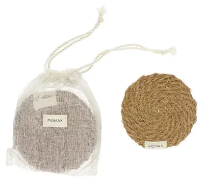Image de Pomax Eckoo, lot de 4 sous-verres, couleur marron, diamètre 10 cm