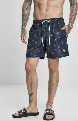 Produktbild von URBAN CLASSICS Pattern Swim Shorts island aop island aop XL