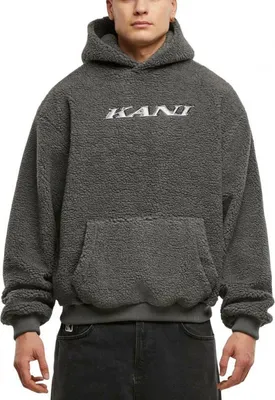 Produktbild von Karl Kani Herren Hoodie Teddy grau M PD00007584