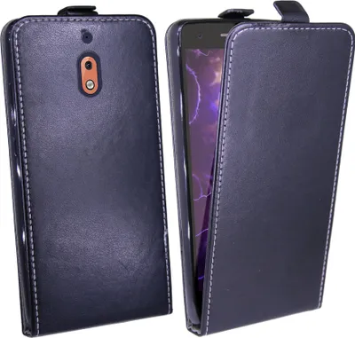 Immagine prodotto di Nokia 2.1 2018 Custodia per cellulare Custodia pieghevole Custodia Flip Cover Smartphone Cover protettiva in nero