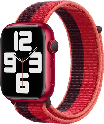 Produktbild von Apple ML8F3ZM/A Intelligentes tragbares Accessoire Band Rot Nylon