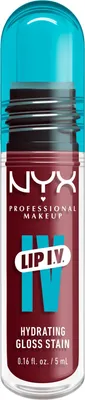 Zdjęcie produktu dla NYX PROFESSIONAL MAKEUP Lip IV Hydrating Gloss Stain, Drippin' In Rose 5 ml