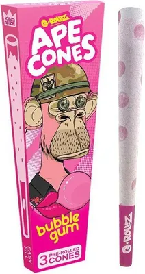 Produktbild von Vorgerollte G-Rollz Ape Cones "Bubblegum"-Kapsel