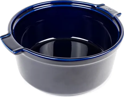 Produktbild von Peugeot Saveurs Appolia Soufflé-Schale Soufflé Topf Auflaufform Ofenform Backform Rund Keramik Blau˜ 22 cm 60763